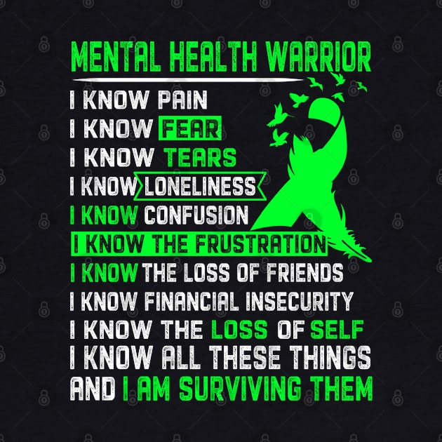 MENTAL HEALTH Awareness Support MENTAL HEALTH Warrior Gifts by ThePassion99